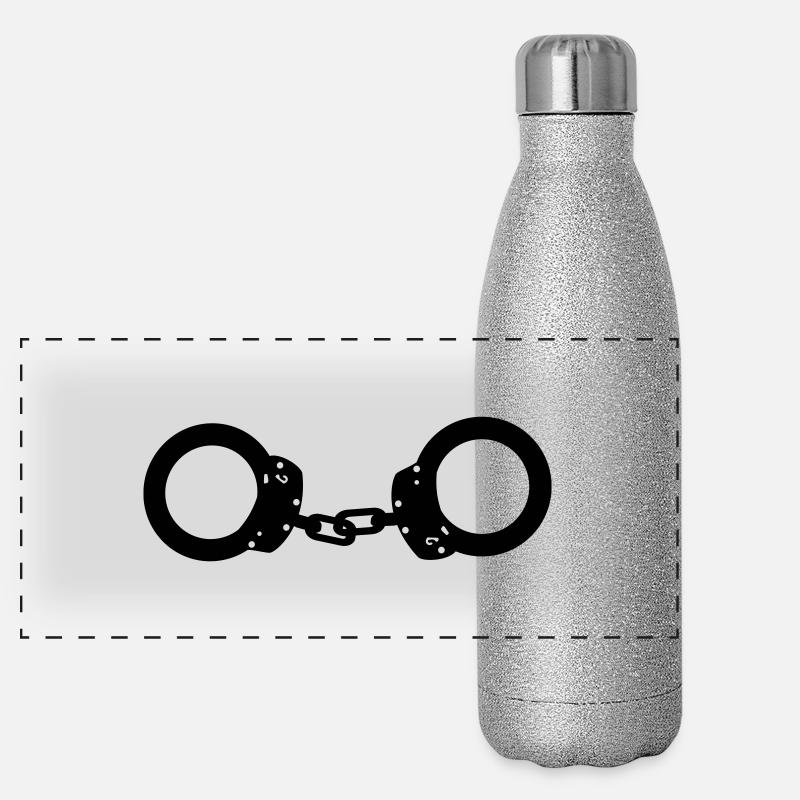 junggesellen abschied Panorama Glitzer Isolierflasche 500 ml