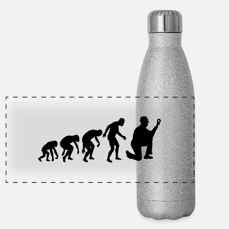 MECHANICS EVOLUTION! Panoramic Glitter Thermal Bottle 500 ml