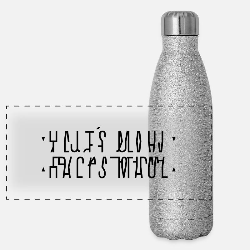Hidden Message (Halt's Maul) Panorama Glitzer Isolierflasche 500 ml