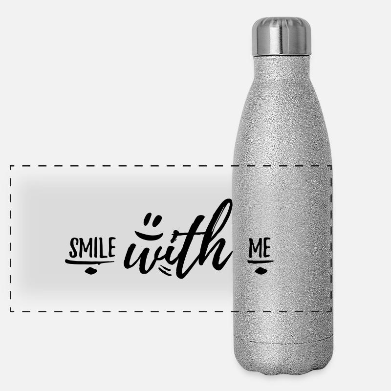 smile with me Panorama Glitzer Isolierflasche 500 ml