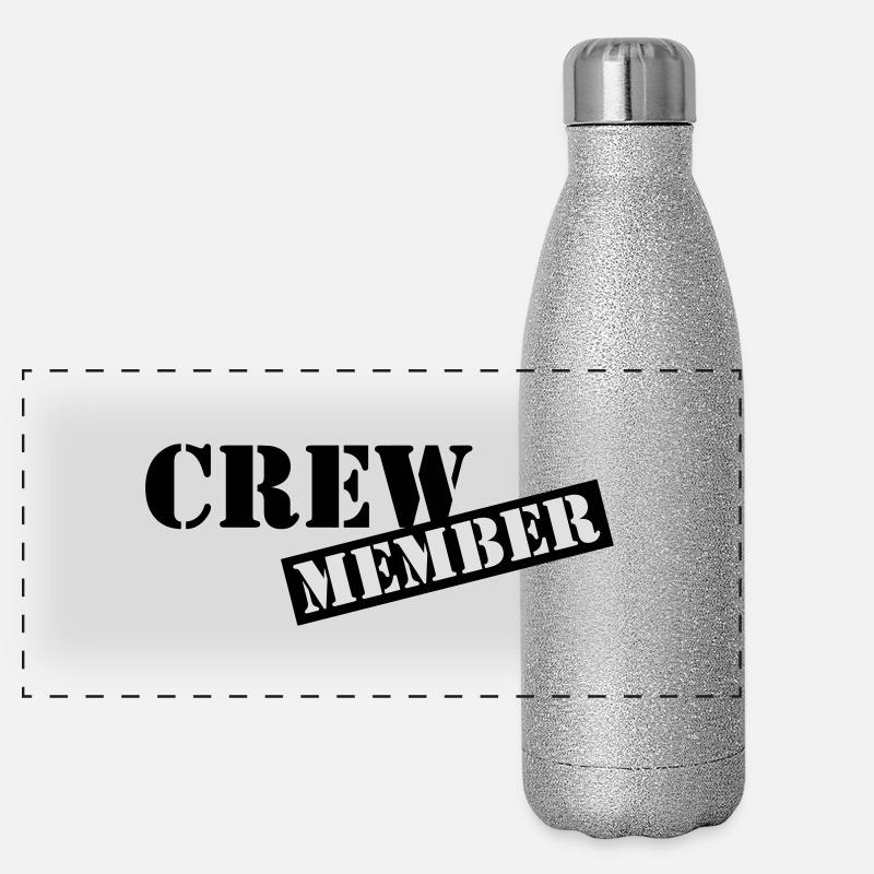 crew member Gourde isotherme panoramique pailletée 500 ml