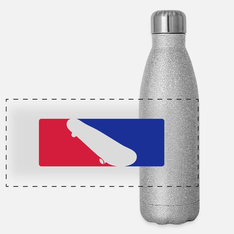 Planche à roulettes Gourde isotherme panoramique pailletée 500 ml