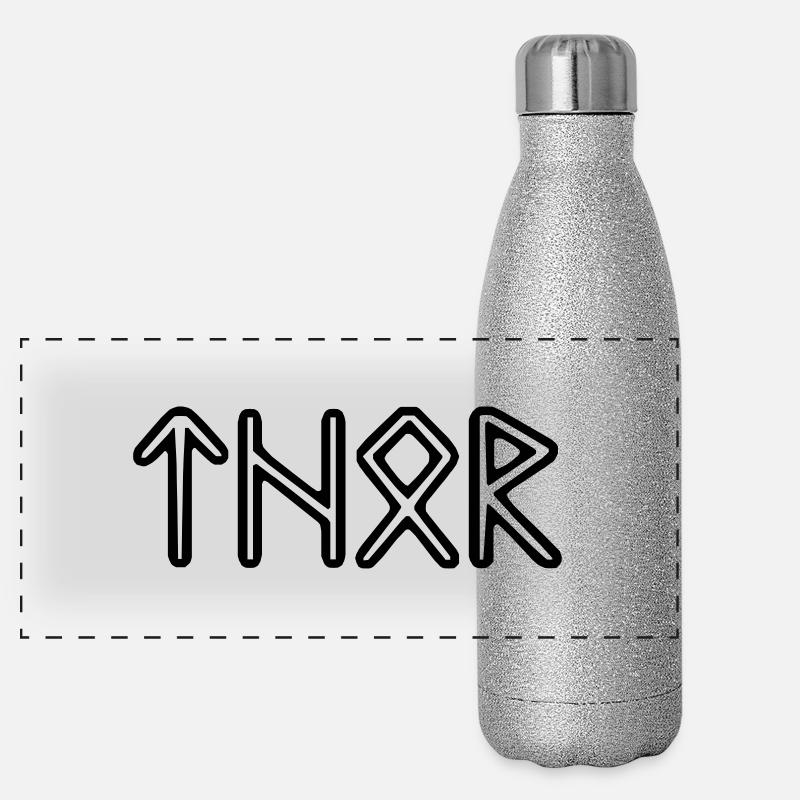 Wikinger Thor Panorama Glitzer Isolierflasche 500 ml