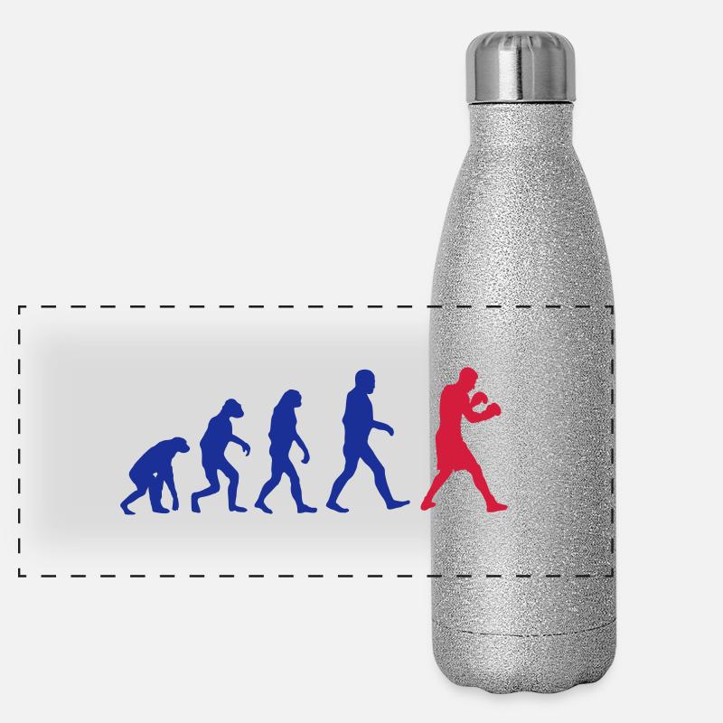 Boxing Evolution logo Gourde isotherme panoramique pailletée 500 ml
