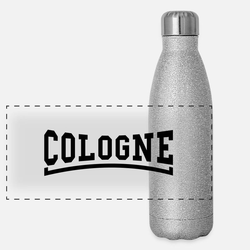 Cologne College Panorama Glitzer Isolierflasche 500 ml