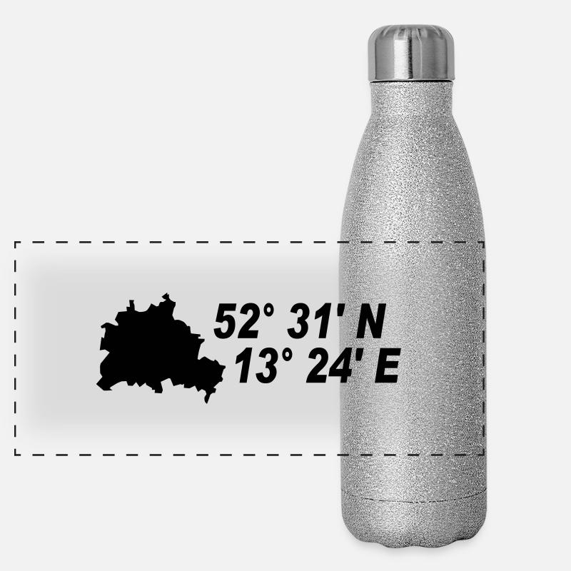 Coordonnées Berlin Gourde isotherme panoramique pailletée 500 ml