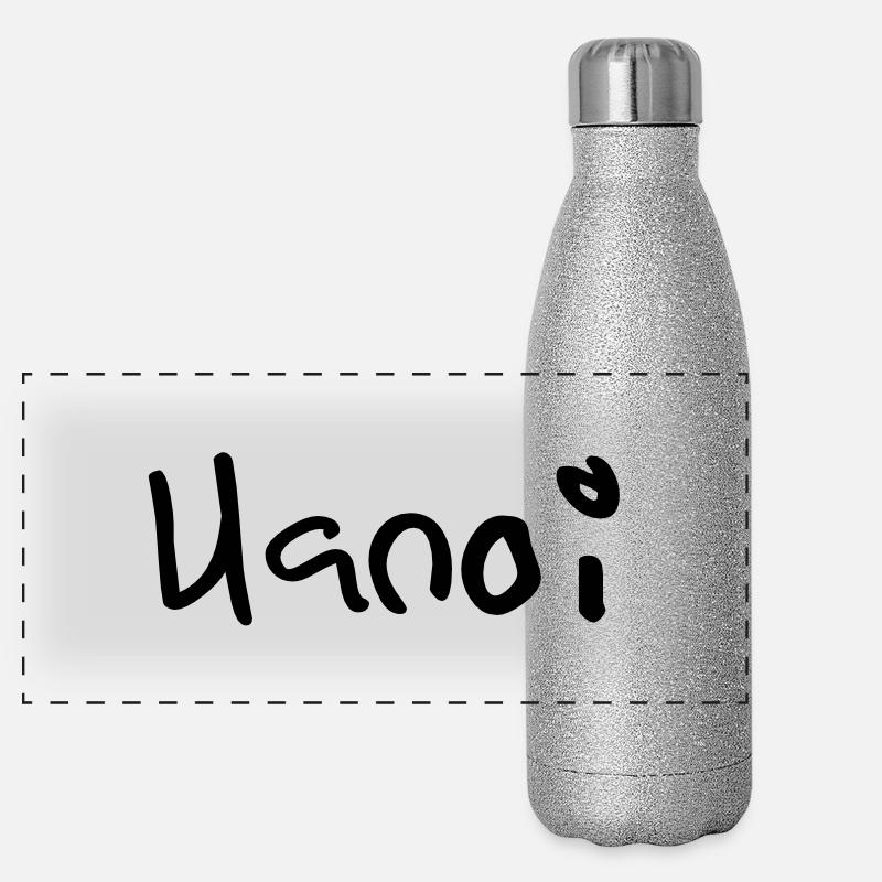 hanoi Panorama Glitzer Isolierflasche 500 ml