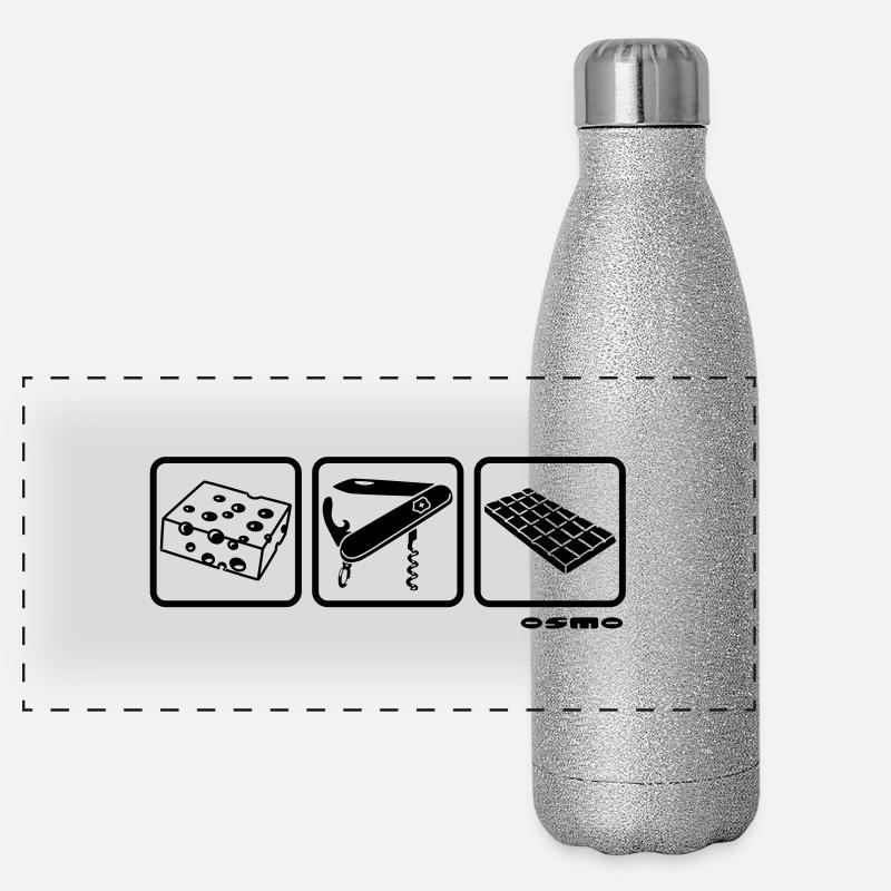 Kaese suisse Gourde isotherme panoramique pailletée 500 ml