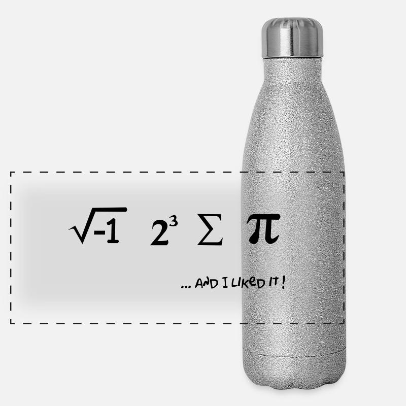 I ate some pie Panorama Glitzer Isolierflasche 500 ml