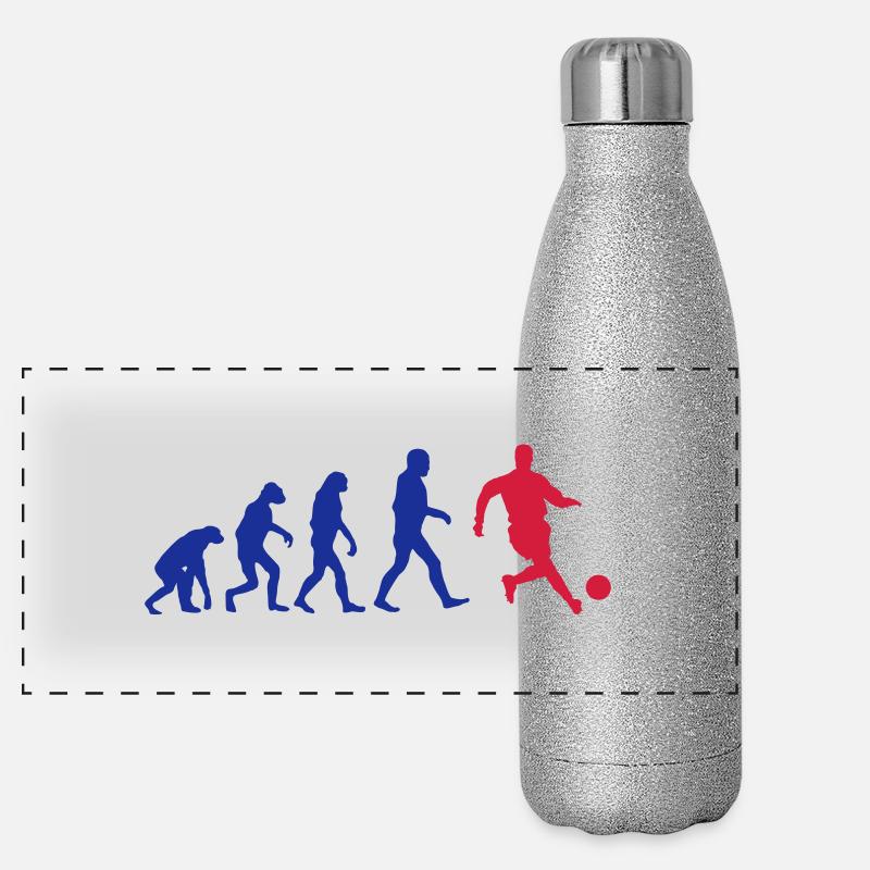 Football Evolution logo Gourde isotherme panoramique pailletée 500 ml