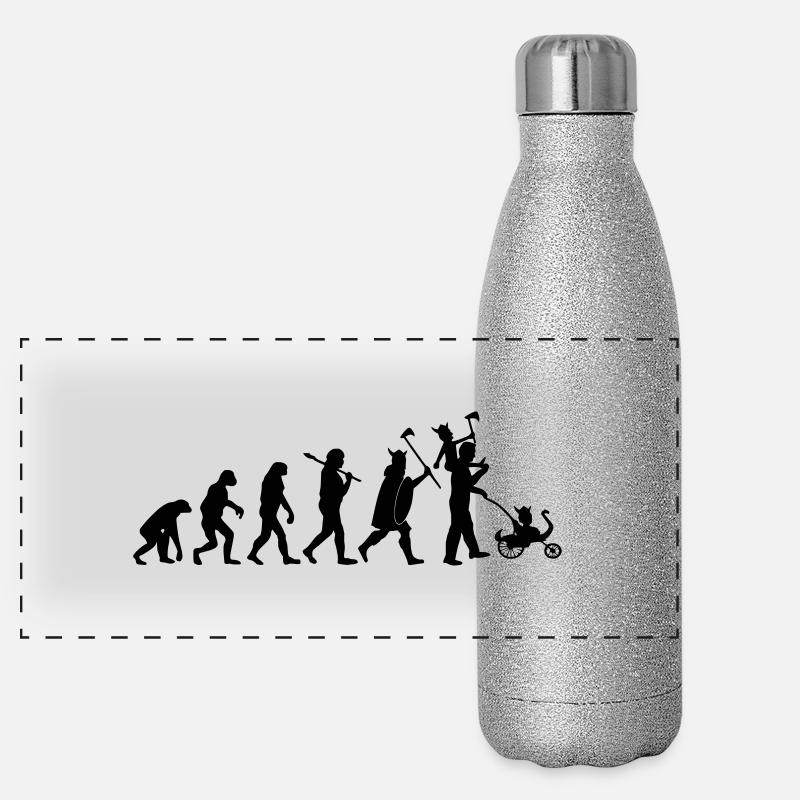 evolution daddy viking Gourde isotherme panoramique pailletée 500 ml