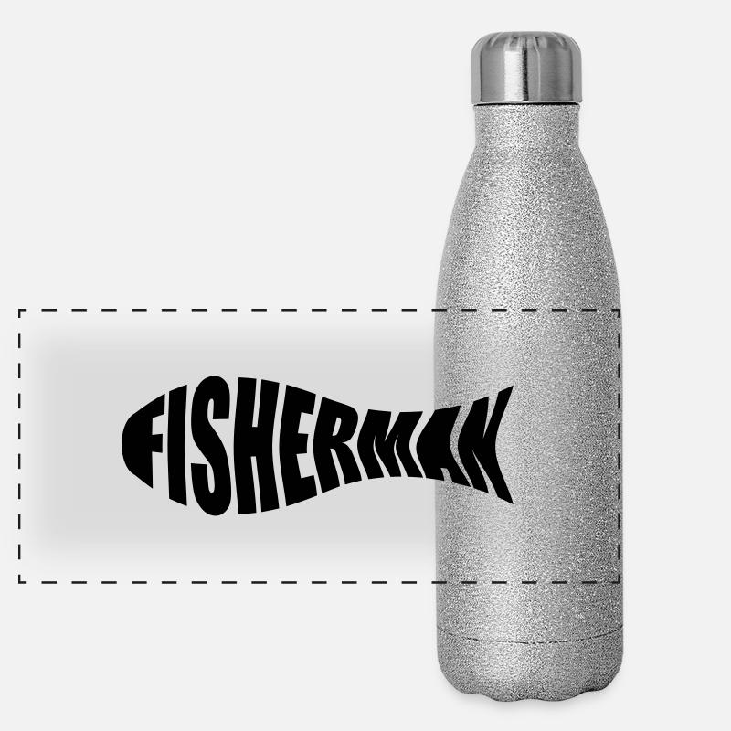 angler Panorama Glitzer Isolierflasche 500 ml
