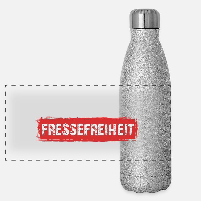 Liberté de bouche Gourde isotherme panoramique pailletée 500 ml