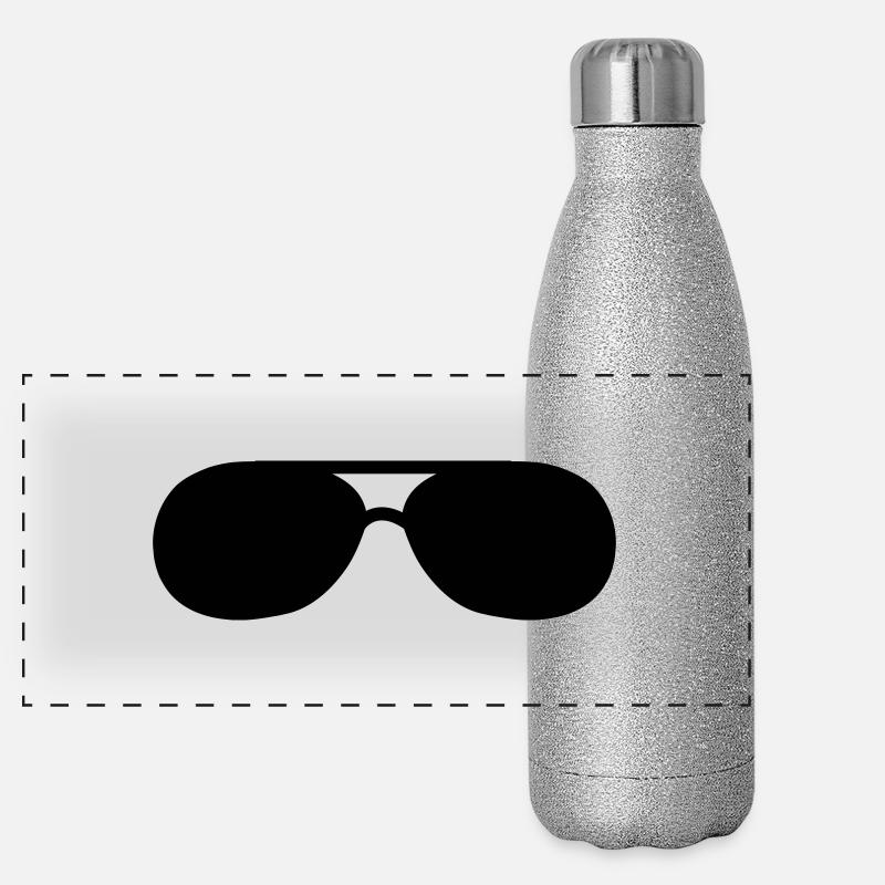 Sonnenbrille Panorama Glitzer Isolierflasche 500 ml