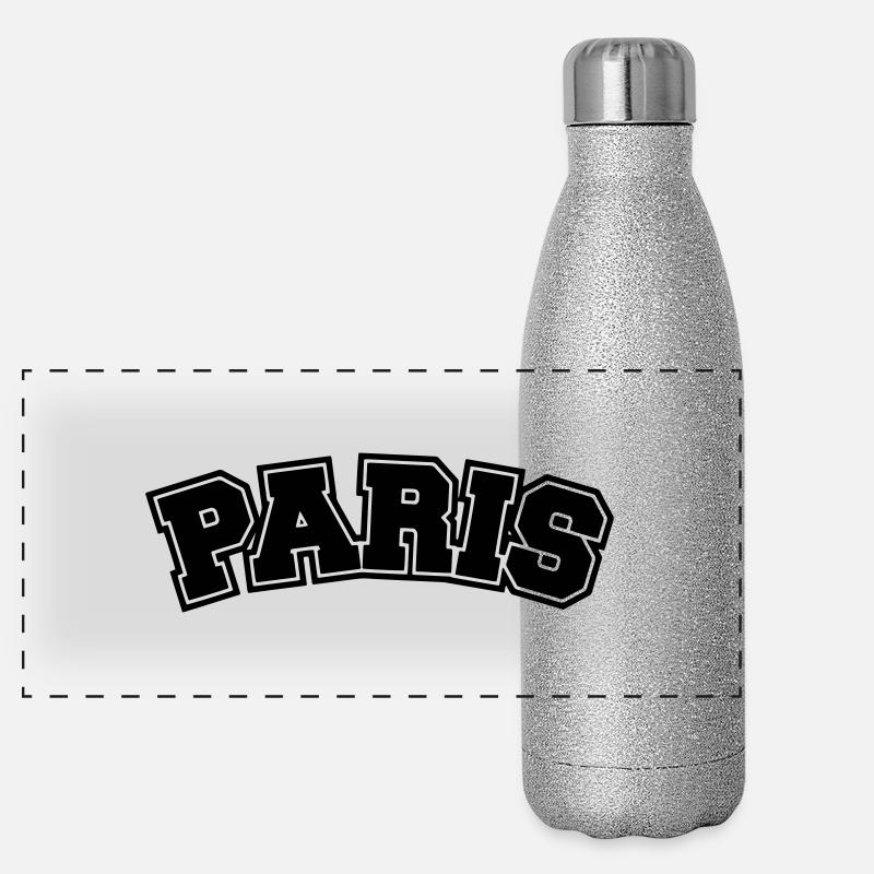 Paris College Bogen x Panorama Glitzer Isolierflasche 500 ml