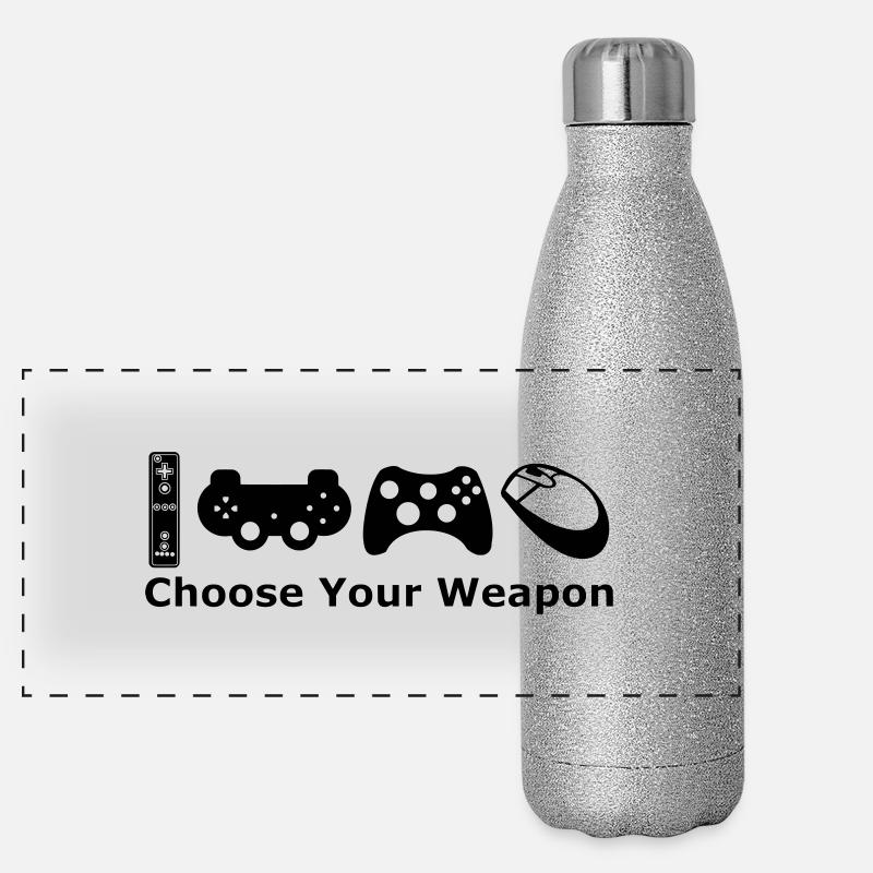 chose your weapon Panoramic Glitter Thermal Bottle 500 ml