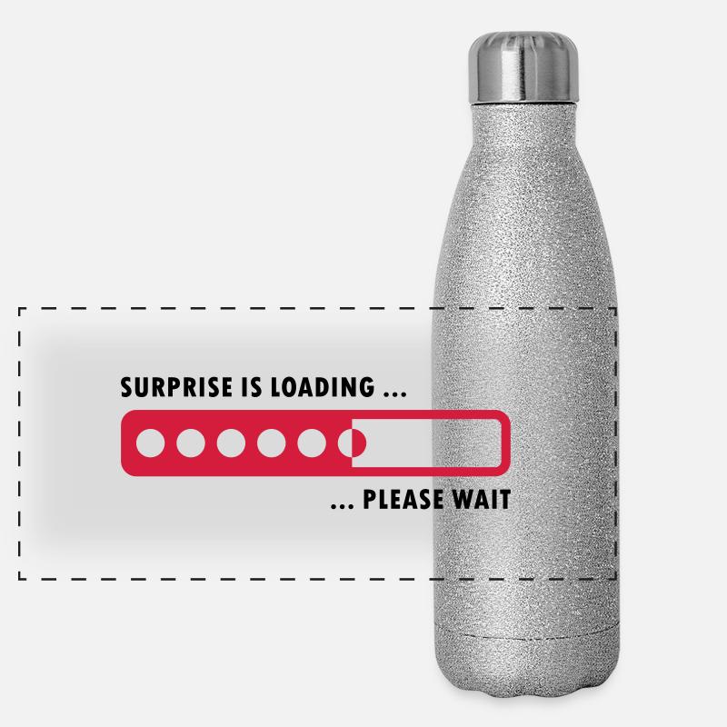 surprise is loading Panorama Glitzer Isolierflasche 500 ml