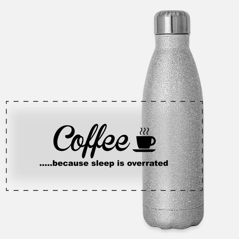 Coffee Panorama Glitzer Isolierflasche 500 ml