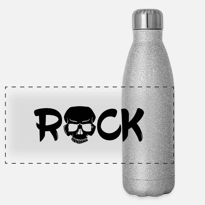 ROCK Panorama Glitzer Isolierflasche 500 ml