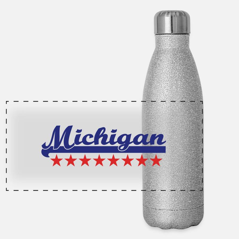 michigan Panoramic Glitter Thermal Bottle 500 ml