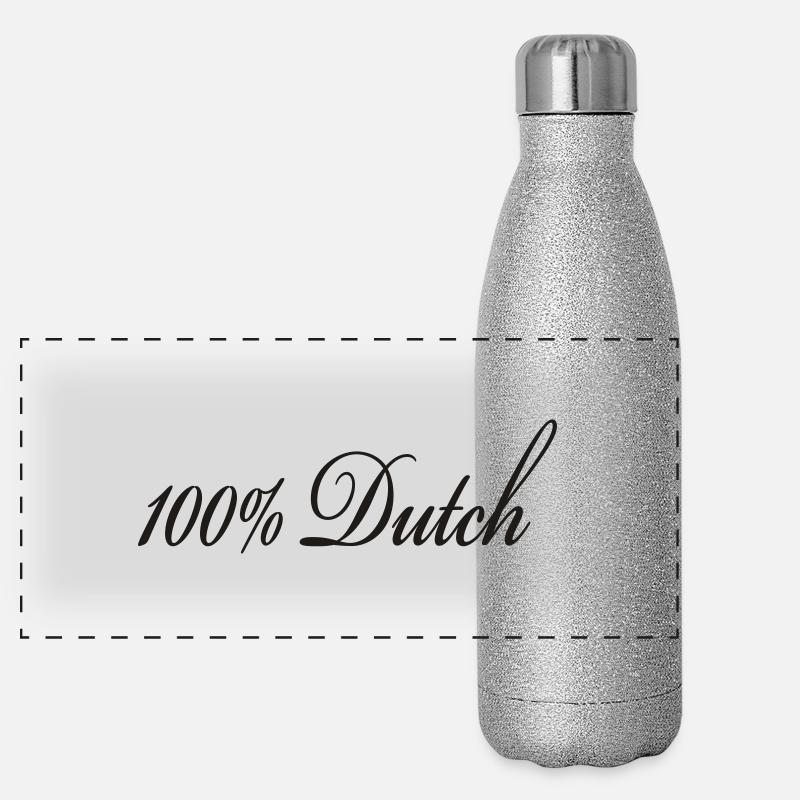 100% Dutch FR Gourde isotherme panoramique pailletée 500 ml