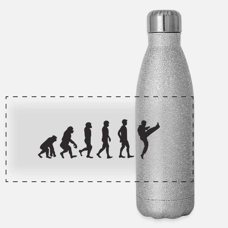 Evolution Karate Gourde isotherme panoramique pailletée 500 ml