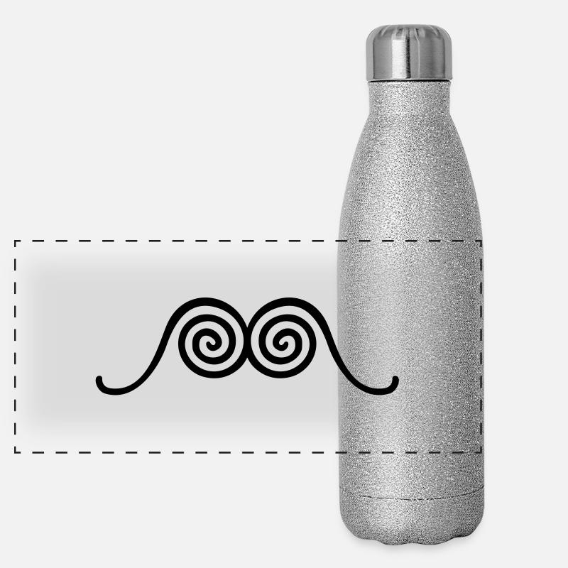 SPIRAL TWINS Panorama Glitzer Isolierflasche 500 ml