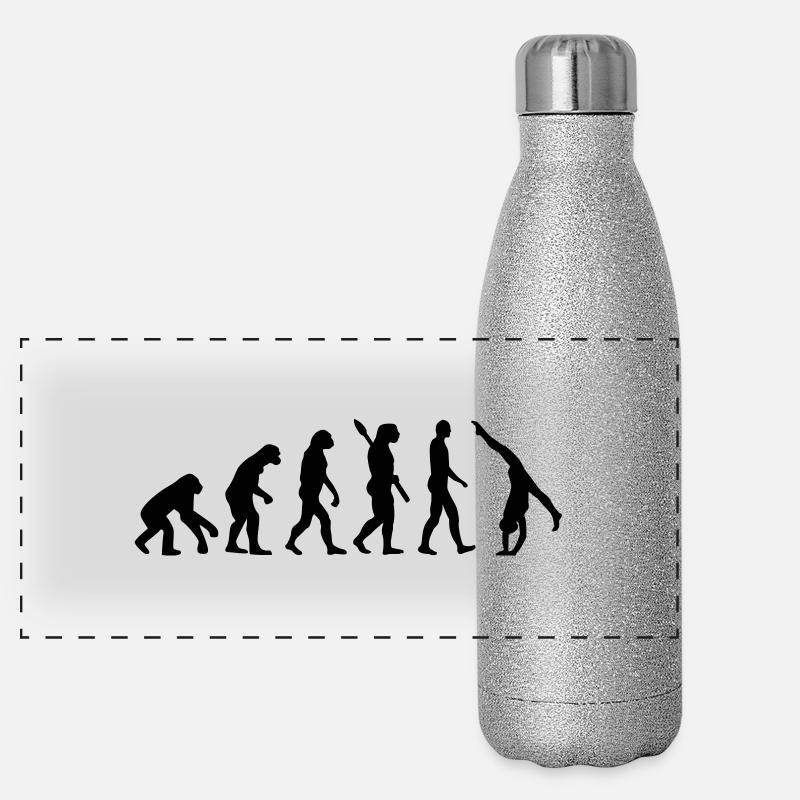 Evolution Gymnastik Panorama Glitzer Isolierflasche 500 ml