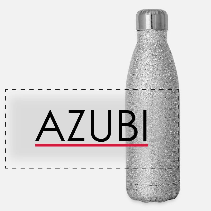 Azubi Panorama Glitzer Isolierflasche 500 ml