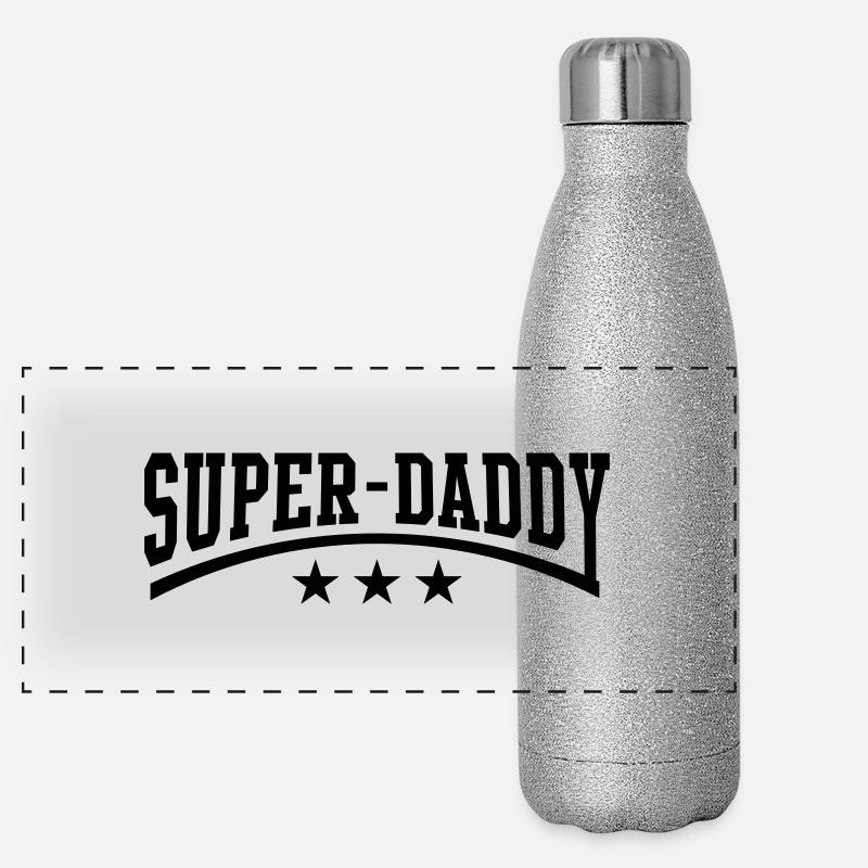 Super-papa Gourde isotherme panoramique pailletée 500 ml