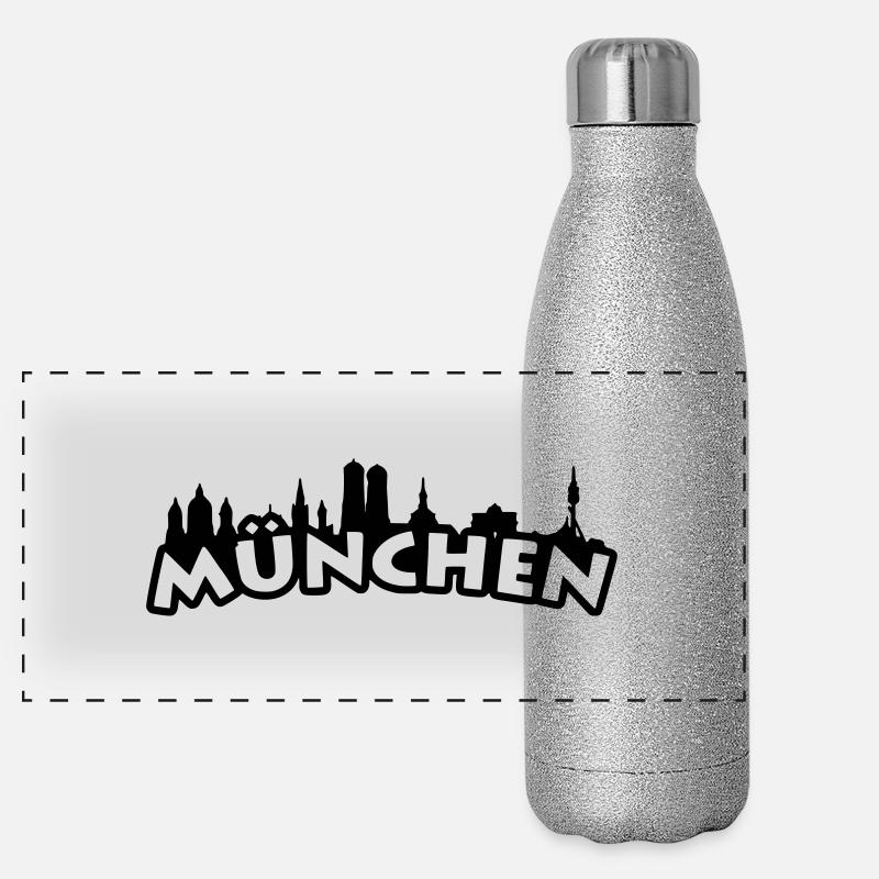 Munich Gourde isotherme panoramique pailletée 500 ml