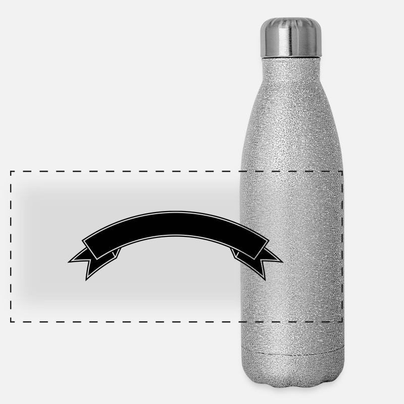 Banner Panorama Glitzer Isolierflasche 500 ml
