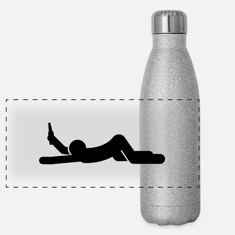 drunk Panoramic Glitter Thermal Bottle 500 ml