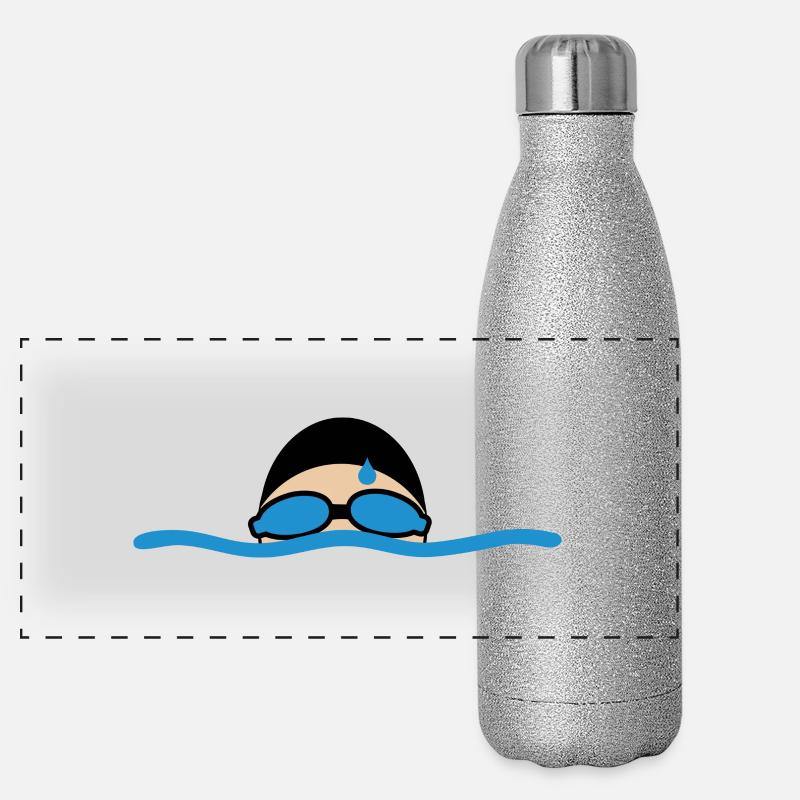 nager Gourde isotherme panoramique pailletée 500 ml