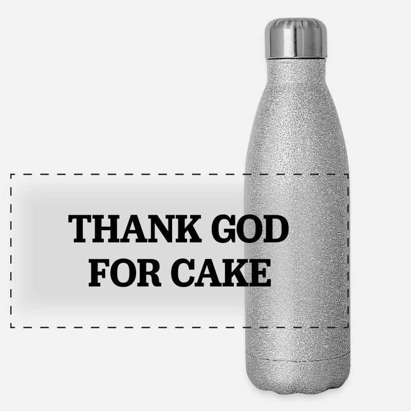Gâteau Gourde isotherme panoramique pailletée 500 ml