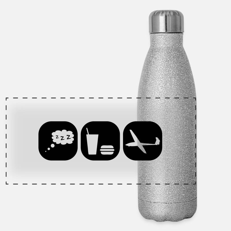 vol à voile Gourde isotherme panoramique pailletée 500 ml