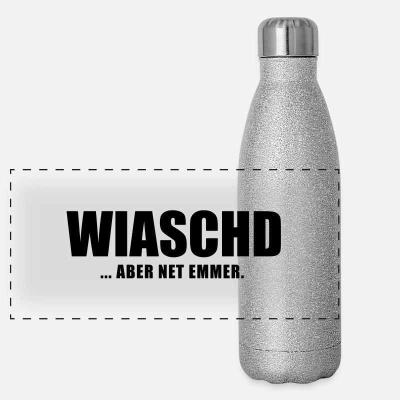 Wiaschd Panorama Glitzer Isolierflasche 500 ml