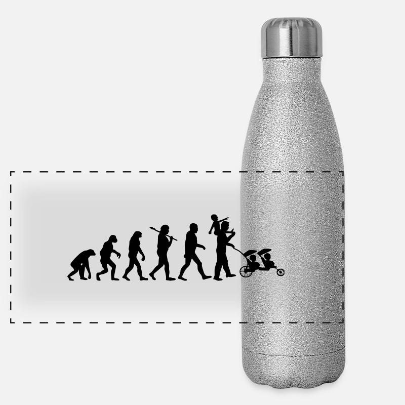 evolution daddy famille nombreuse Gourde isotherme panoramique pailletée 500 ml