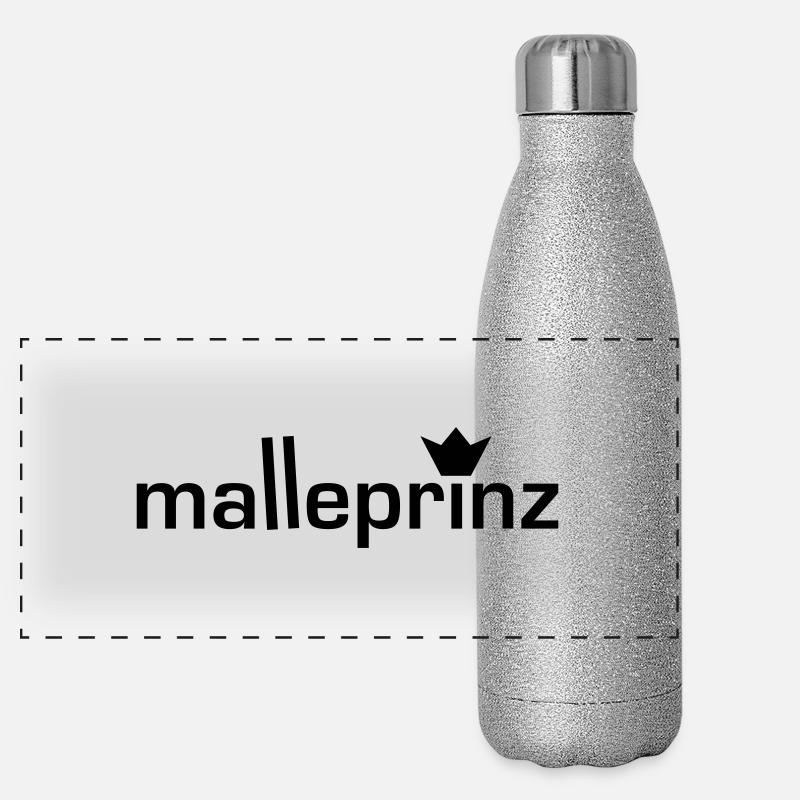 malleprinz Panorama Glitzer Isolierflasche 500 ml