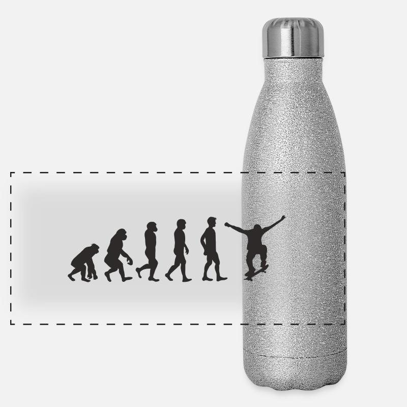 Evolution Skater Panoramic Glitter Thermal Bottle 500 ml