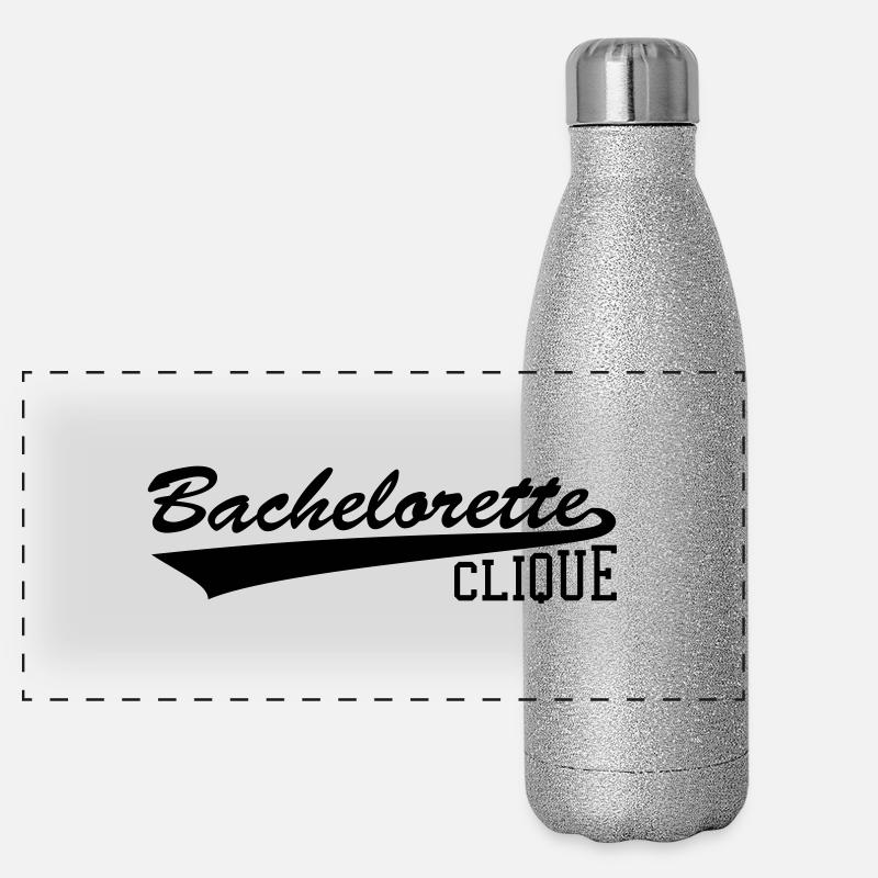 Bachelor party Gourde isotherme panoramique pailletée 500 ml