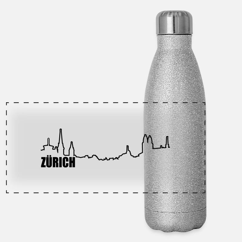 zürich Gourde isotherme panoramique pailletée 500 ml