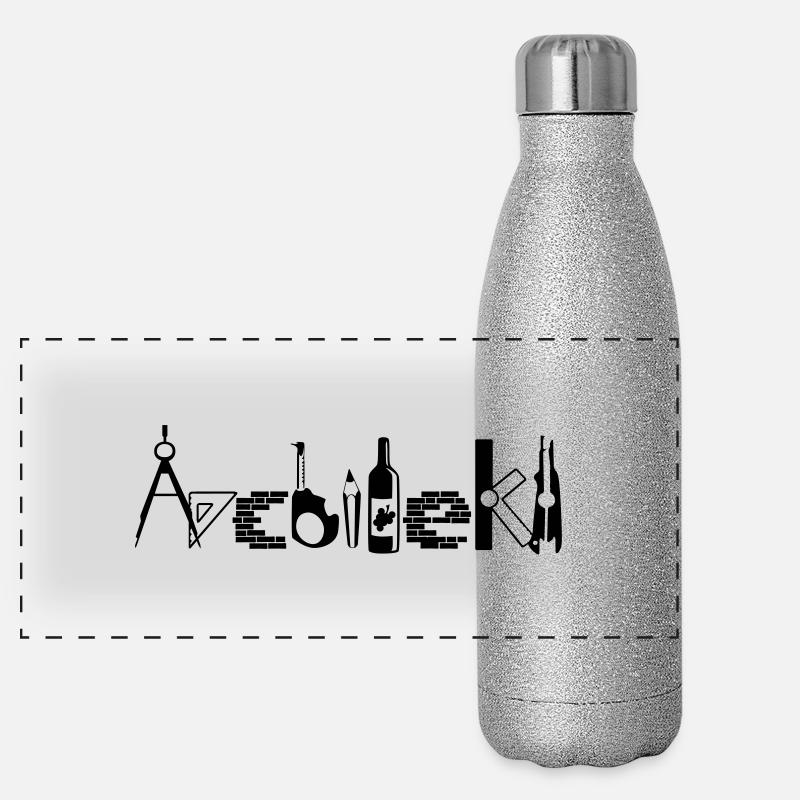 Architekt Panorama Glitzer Isolierflasche 500 ml