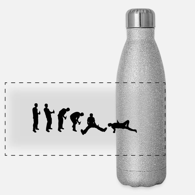 Drunk evolution Panoramic Glitter Thermal Bottle 500 ml