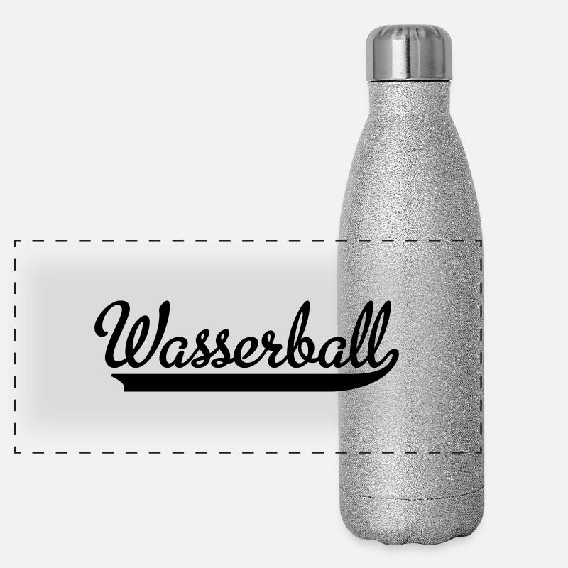 Wasserball Panorama Glitzer Isolierflasche 500 ml