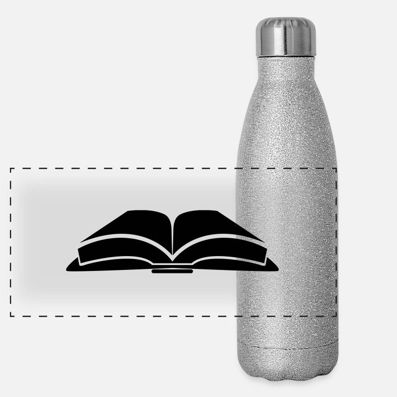 livre_ouvert Gourde isotherme panoramique pailletée 500 ml