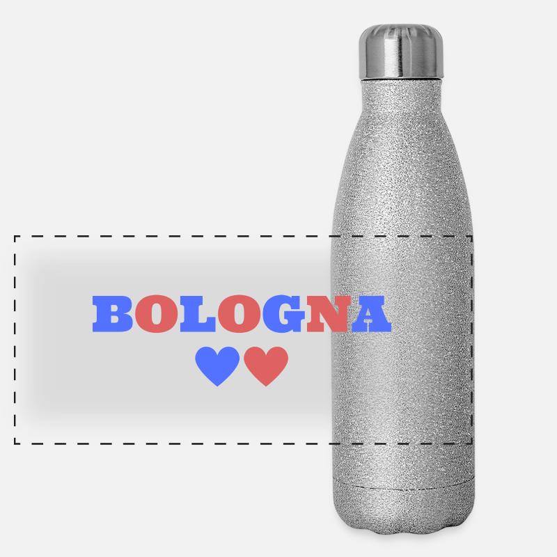Bologne Italie Gourde isotherme panoramique pailletée 500 ml