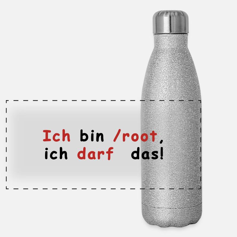 Root Linux Panoramic Glitter Thermal Bottle 500 ml