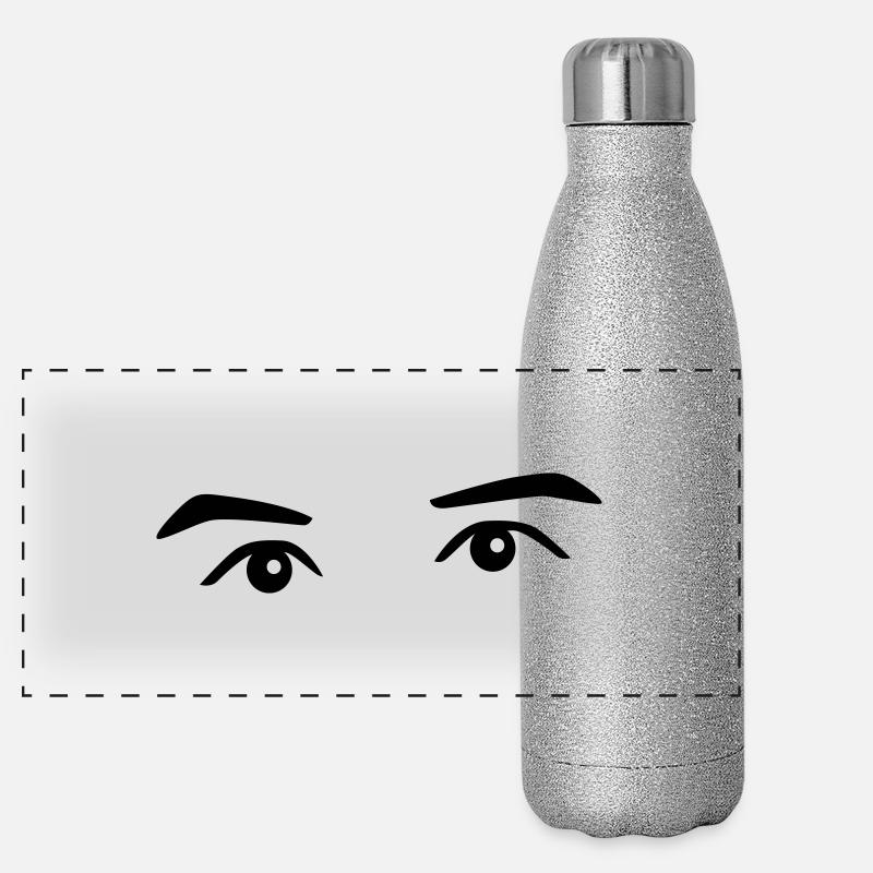 les yeux Gourde isotherme panoramique pailletée 500 ml