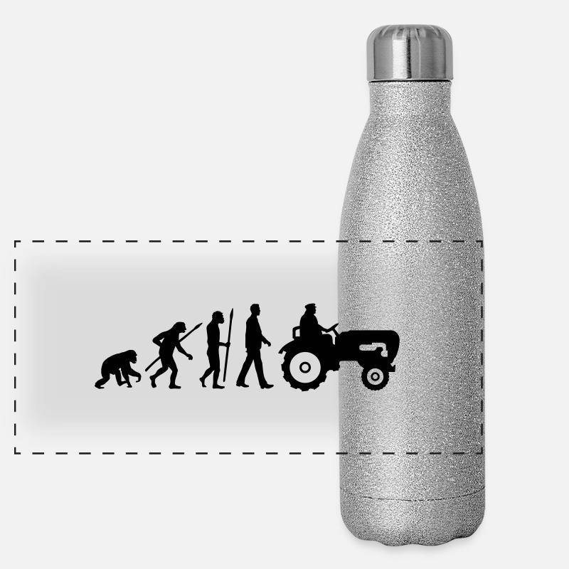 evolution_bauer_mit_traktor_032013_a_1c Panorama Glitzer Isolierflasche 500 ml